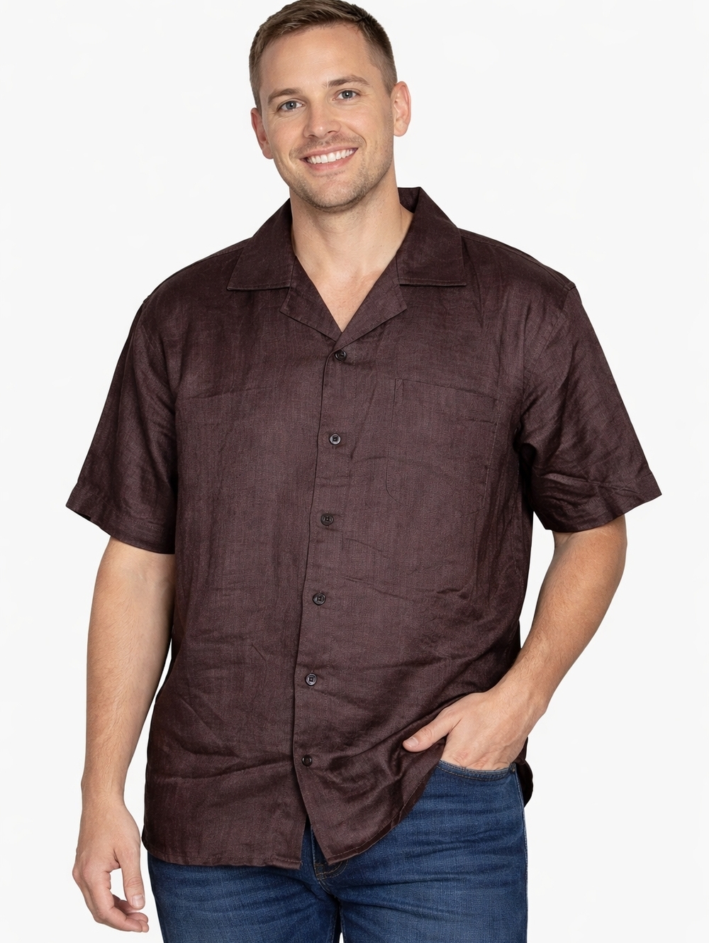 GodBody Collection, Men's Size XL button Down Short Sleeve Dress Shirt, ✨️NWT✨️